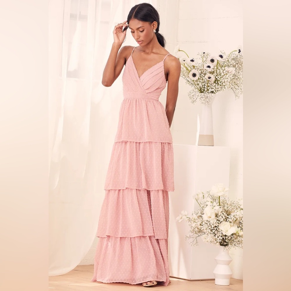 Lulus Tiered Maxi Dress